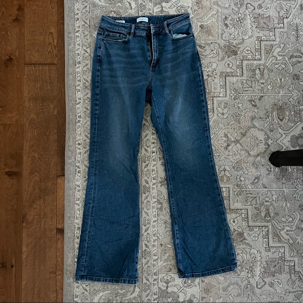 Loft outlet size 4 curve high rise flare jeans
